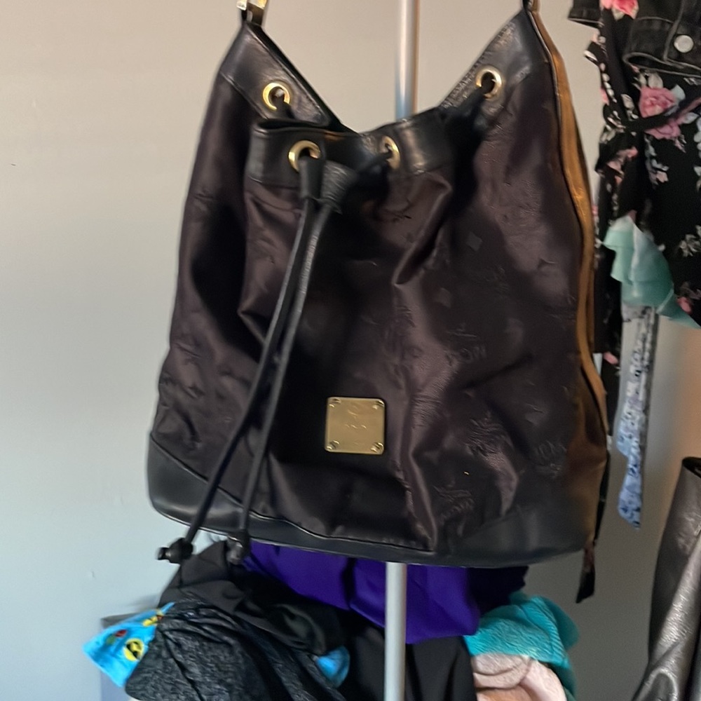 MCM Drawstring Bag